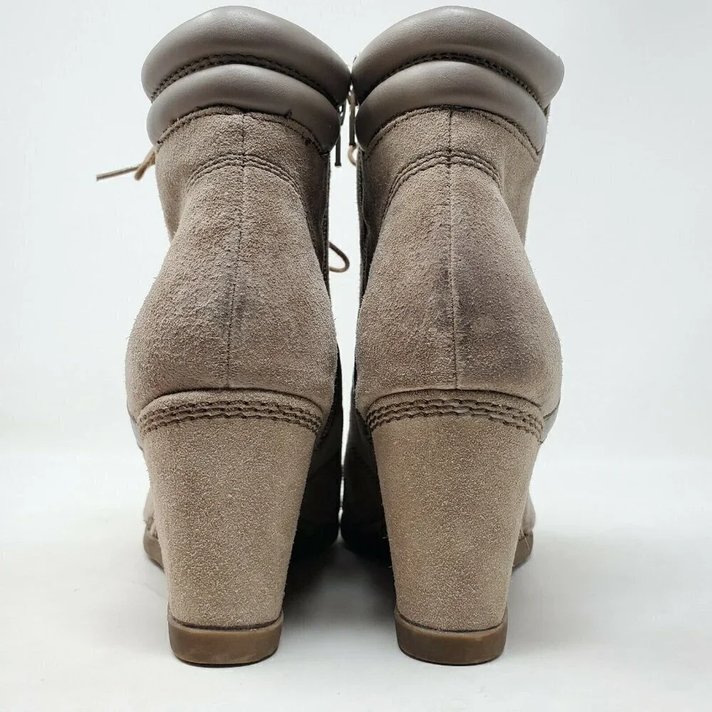Naturalizer Paitlyn Lace Up Ankle Wedge Boots
